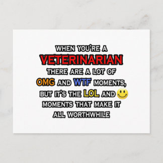 Postal Gracioso veterinario ... OMG WTF LOL