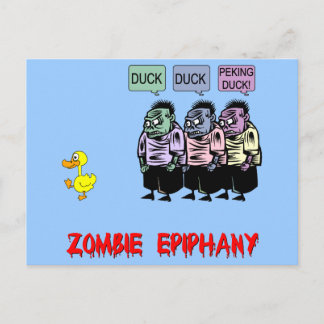 Postal Gracioso zombie