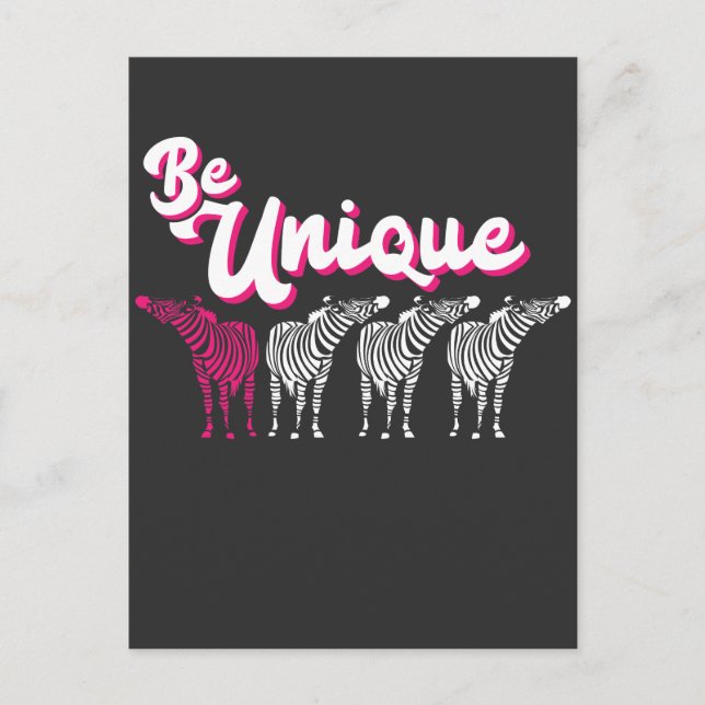 Postal Gracioso zoológico Zookeeper Safari Zebra (Anverso)