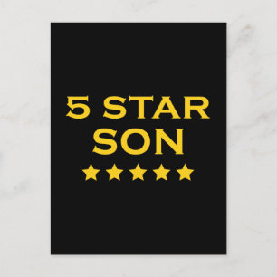 Postal Graciosos regalos de Guay: Hijo de cinco estrellas