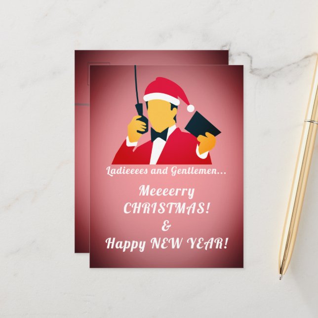 Postal Graciosos saludos de vacaciones (Anverso/Reverso In Situ)