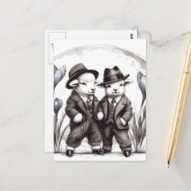 Graciosos y añejos cortos de pascua en traje