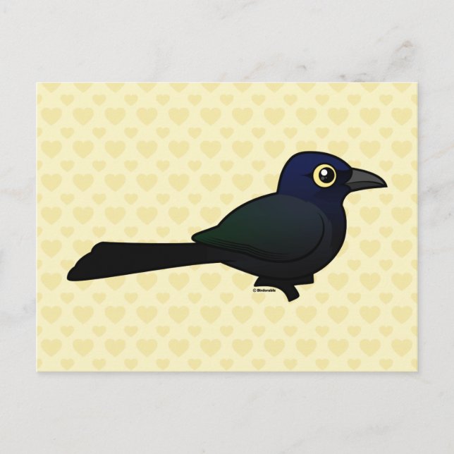 Postal Grackle Birdorable (Anverso)