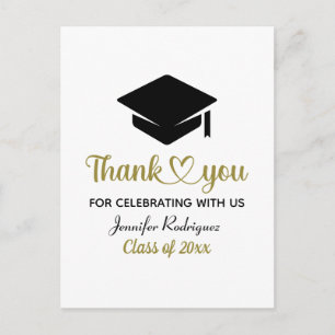 Postal Grad Love Y Gracias Graduation Cap Gracias