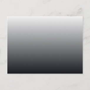 Postal Gradiente Desvanecido Blanco Gris y Negro