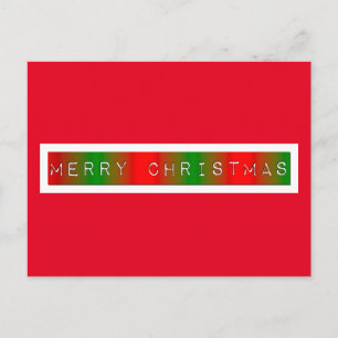 Postal Gradiente navideño