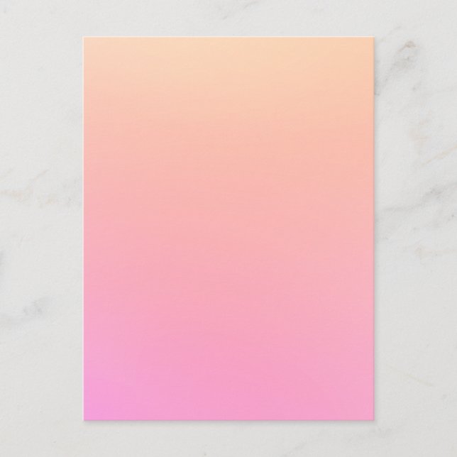Postal Gradiente rosa y rosa (Anverso)
