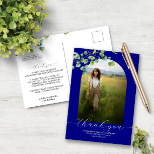 Postal Grado Azul de la Marina de Guerra Boho Arch