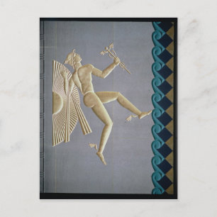 Postal Grado de bas que representa el mercurio