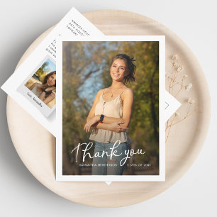 Postal Graduación 2025 Guión Multi Foto Agradecimiento