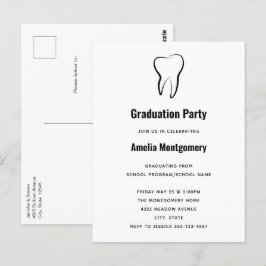 Postal Graduación de Dentología Gráfica Médica Dental