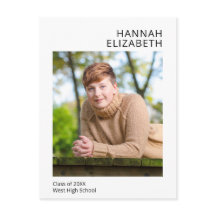 Graduación de fotos simple y moderna