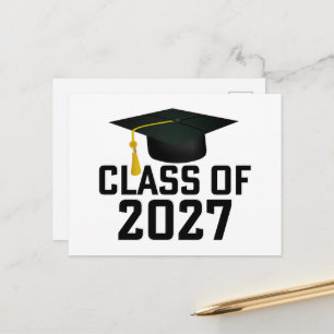 Postal Graduación de la promoción 2027 de Letterman