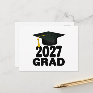 Postal Graduación de la Promoción 2027 en Negrita