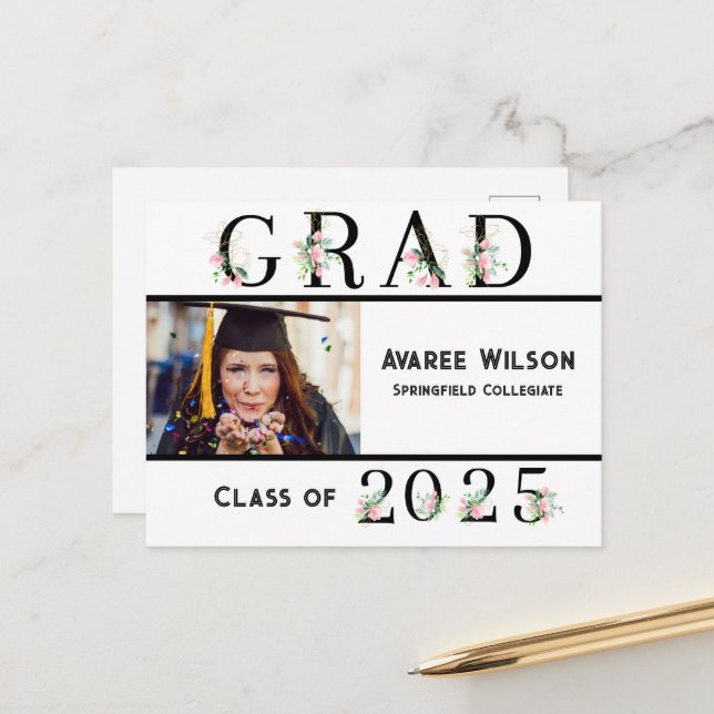 Postal Graduación de secundaria (Anverso/Reverso In Situ)