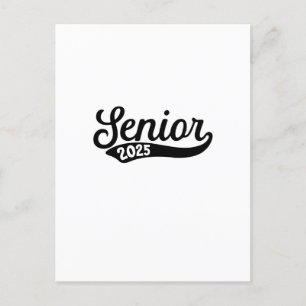 Postal Graduación de último año 2025 Último día de escuel