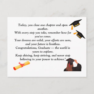 Postal Graduación - Diseño universal para todas las edade