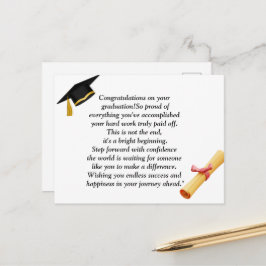 Postal Graduación - Diseño universal para todas las edade