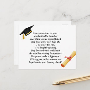 Postal Graduación - Diseño universal para todas las edade