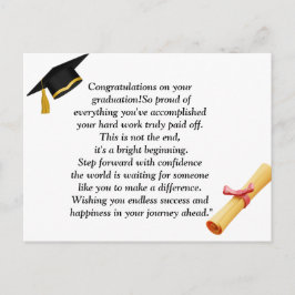 Postal Graduación - Diseño universal para todas las edade