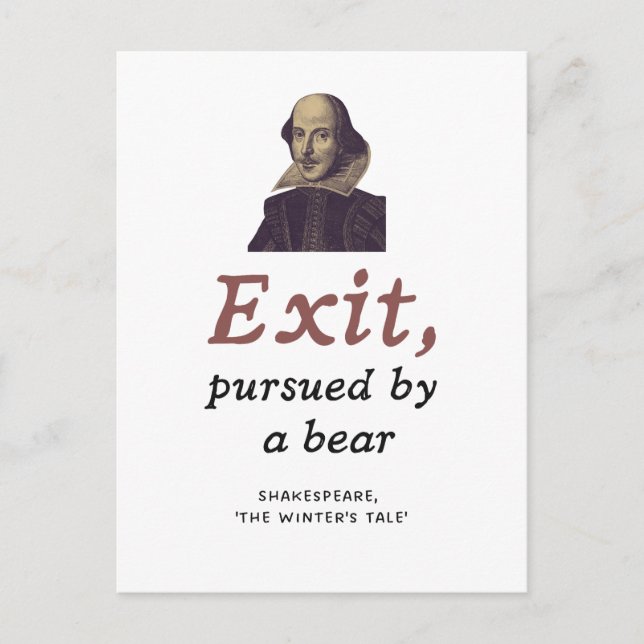 Postal Graduación divertida de Shakespeare Romeo y Juliet (Anverso)