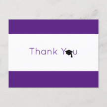 Graduación en negrita morada blanca gracias