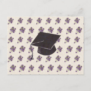 Postal Graduación floral