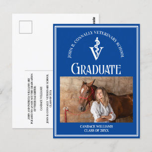 Postal Graduación fotográfica de la Escuela Veterinaria A