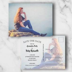 Postal Graduación fotográfica GUARDAR LA FECHA