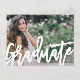 Postal Graduación moderna de guiones