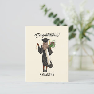 Postal Graduación personalizada de acuarela (10)