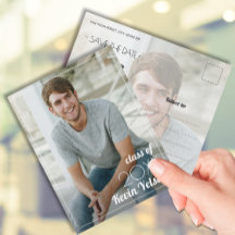 Graduación vertical de fotos Guardar la fecha