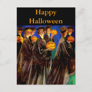 Postal Graduados de Halloween Witch College