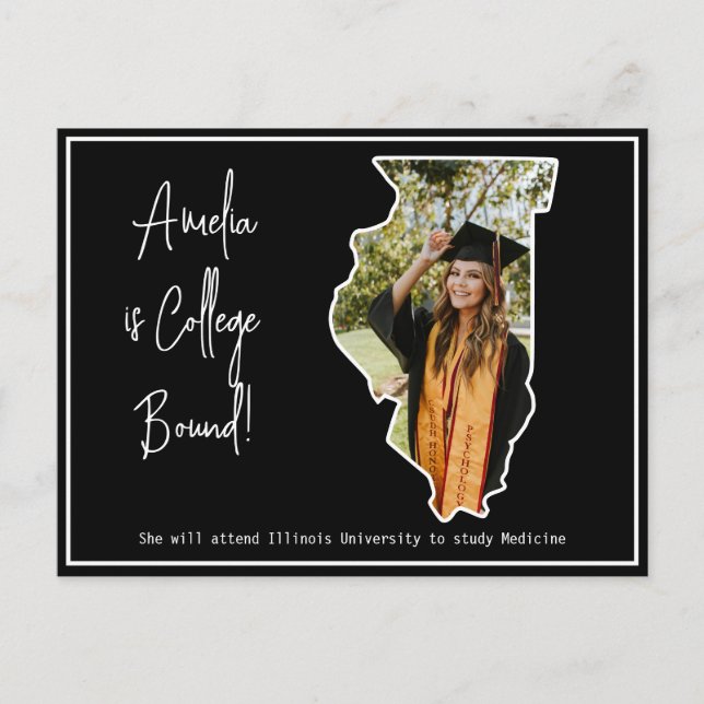 Postal Graduate College Bound Illinois (Anverso)