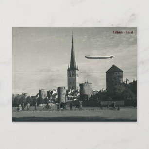 Postal Graf Zeppelin en Tallinn