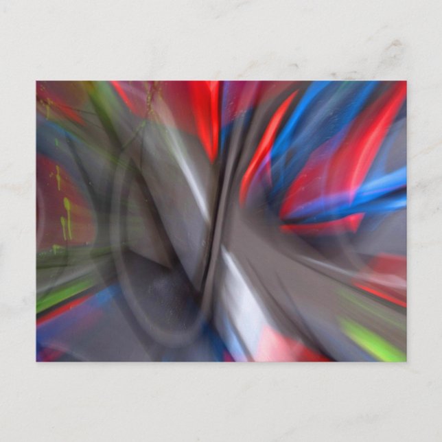Postal Graffiti abstracto (Anverso)