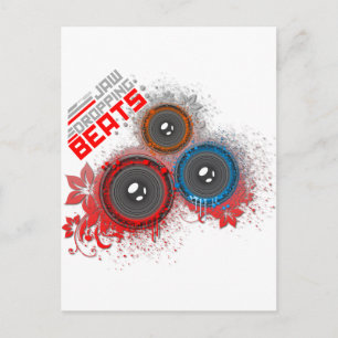 Postal Graffiti de DJ musical Urbano