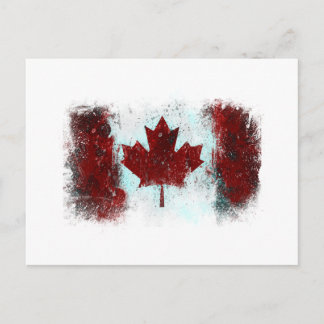 Postal Graffiti de la bandera de Canadá