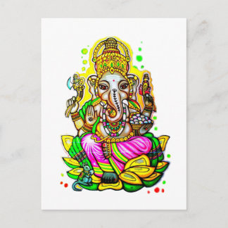 Postal Graffiti de Melbourne Arte callejero Ganesh Elepha
