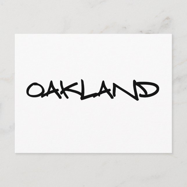 Postal Graffiti de Oakland (Anverso)