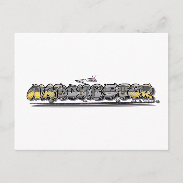 Postal Graffiti del metroenlace de Manchester (Anverso)