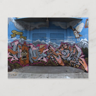 Postal graffiti en Seattle, WA