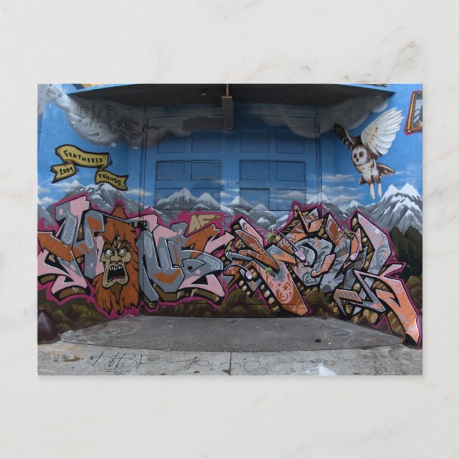 Postal graffiti en Seattle, WA (Anverso)