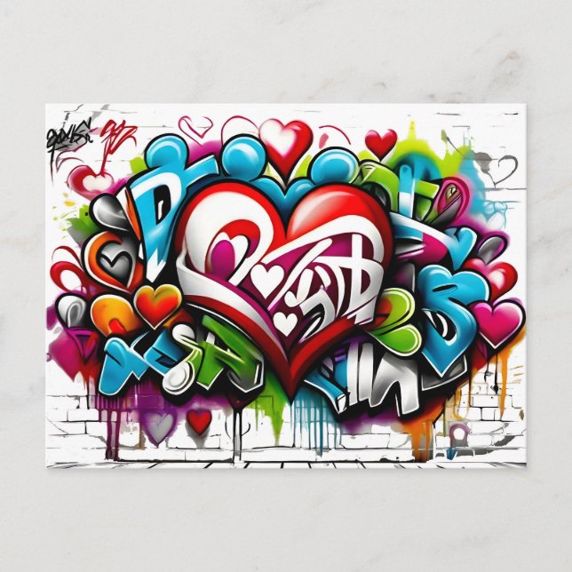 Postal Graffiti Hearts # 1 (Anverso)