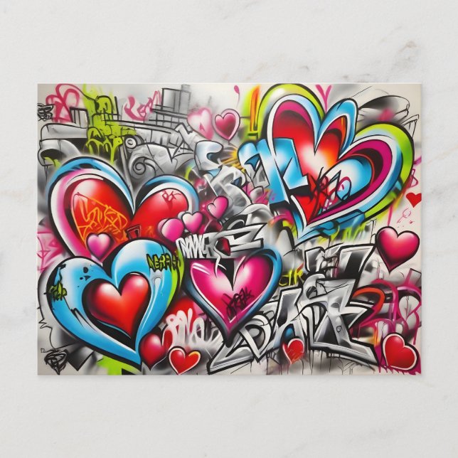 Postal Graffiti Hearts # 3 (Anverso)