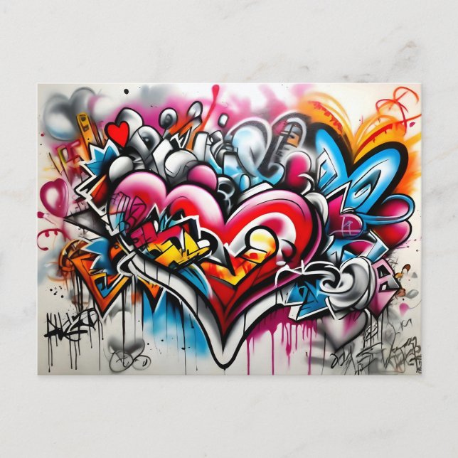 Postal Graffiti Hearts # 5 (Anverso)