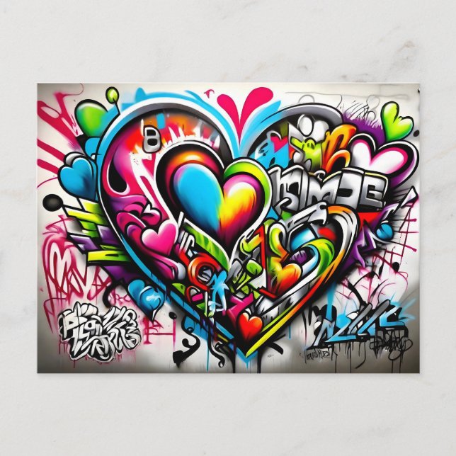Postal Graffiti Hearts # 6 (Anverso)