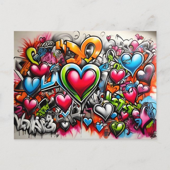 Postal Graffiti Hearts # 7 (Anverso)