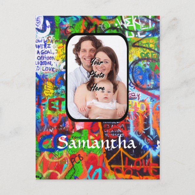 Postal Graffiti personalizado (Anverso)