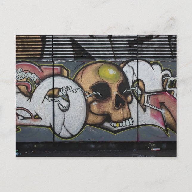 Postal Graffiti Skull (Anverso)
